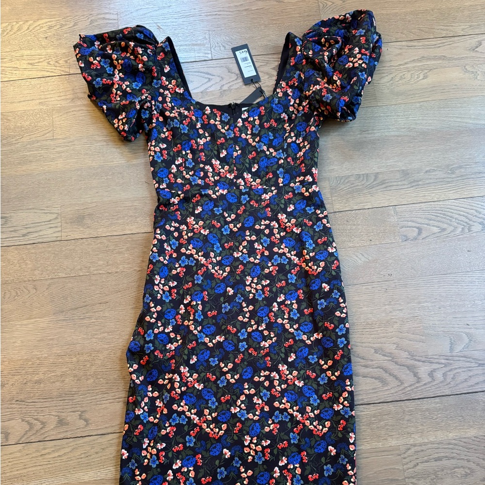 NWT Hunter Bell Colette dress 
Size: 4
Color: black floral
